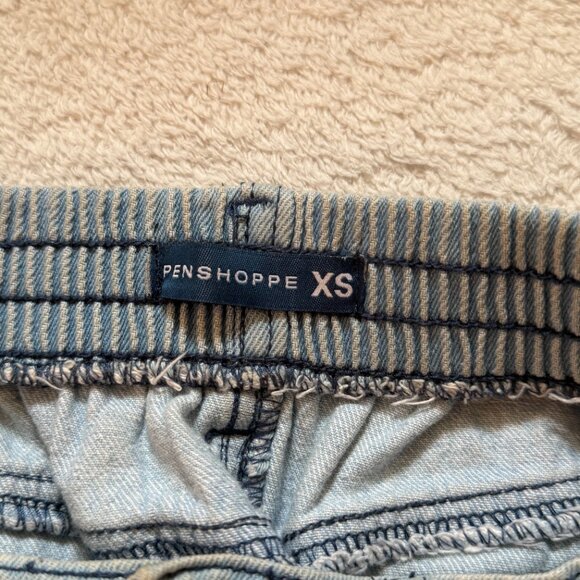 Penshoppe Light Blue Denim Shorts - Picture 2 of 3